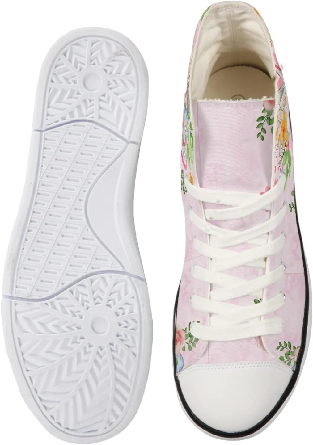 Canvas Shoes for Women High Top Canvas Sneakers Teens Girls Novelty Animal Print Sports Shoes Lightweight Lace ups Casual Walking Shoes