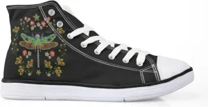 Canvas Shoes for Women High Top Canvas Sneakers Teens Girls Novelty Animal Print Sports Shoes Lightweight Lace ups Casual Walking Shoes