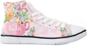 Canvas Shoes for Women High Top Canvas Sneakers Teens Girls Novelty Animal Print Sports Shoes Lightweight Lace ups Casual Walking Shoes
