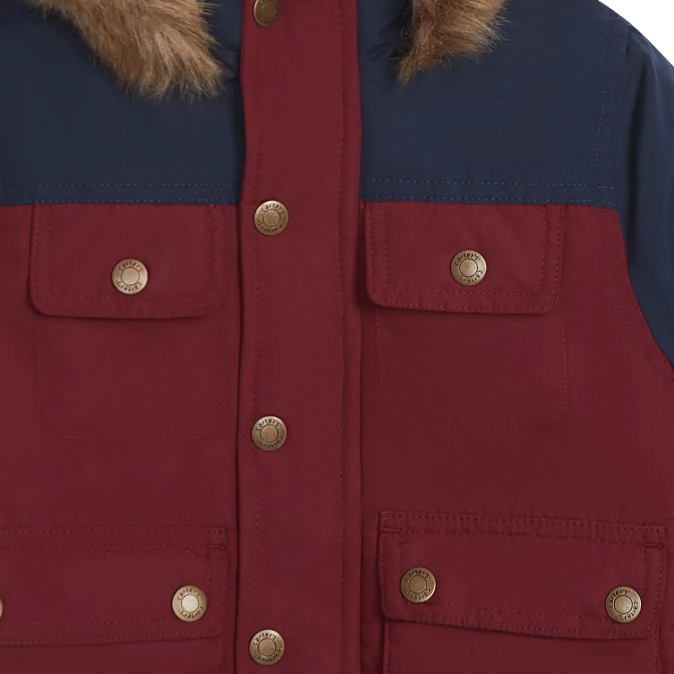 Carter's Baby Boys Warm Winter Parka Hooded Jacket