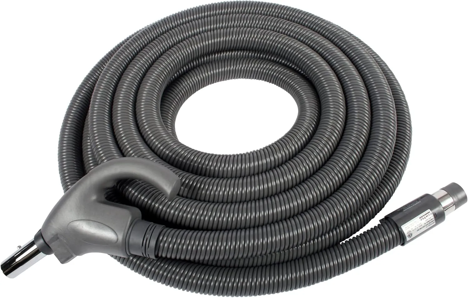 Cen-Tec Systems 35 Ft. Central Vacuum Electric, Direct Connect Hose, Titanium