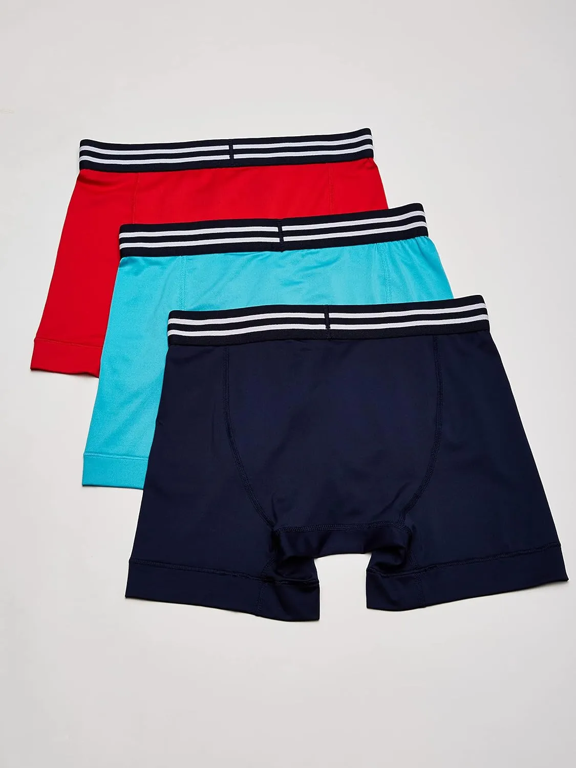 Champion Men's Cotton Moisture-Wicking Performance Stretch Boxer Briefs, 3-Pack