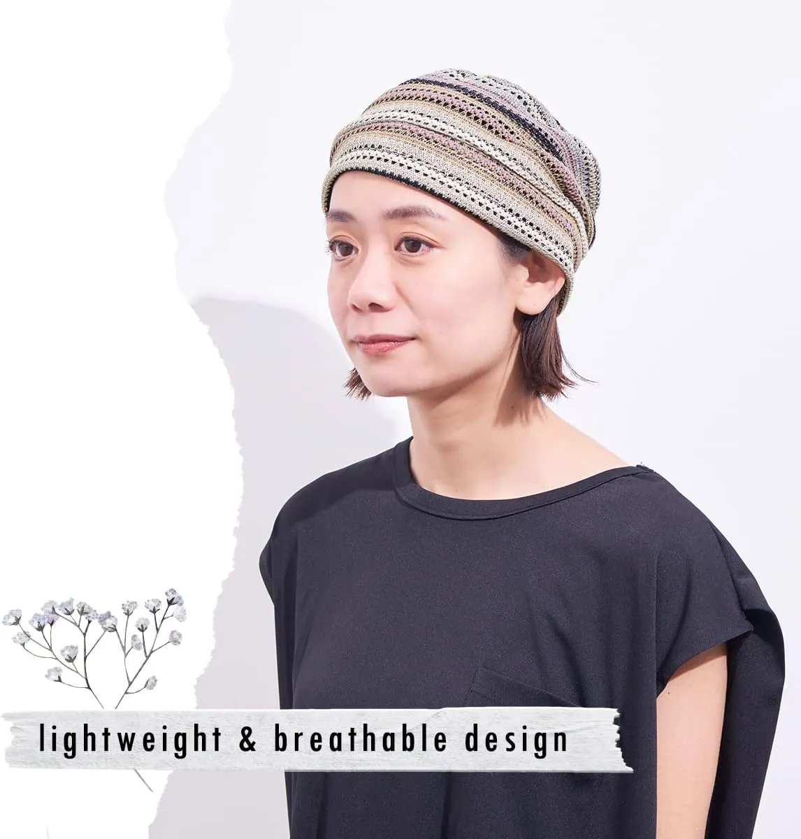 CHARM Men Summer Beanie Knit - Women Hipster Slouchy Hat Boho Street Crochet Cap