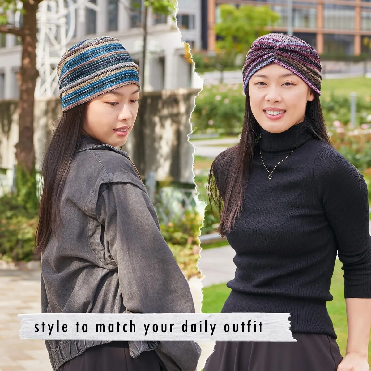 CHARM Men Summer Beanie Knit - Women Hipster Slouchy Hat Boho Street Crochet Cap