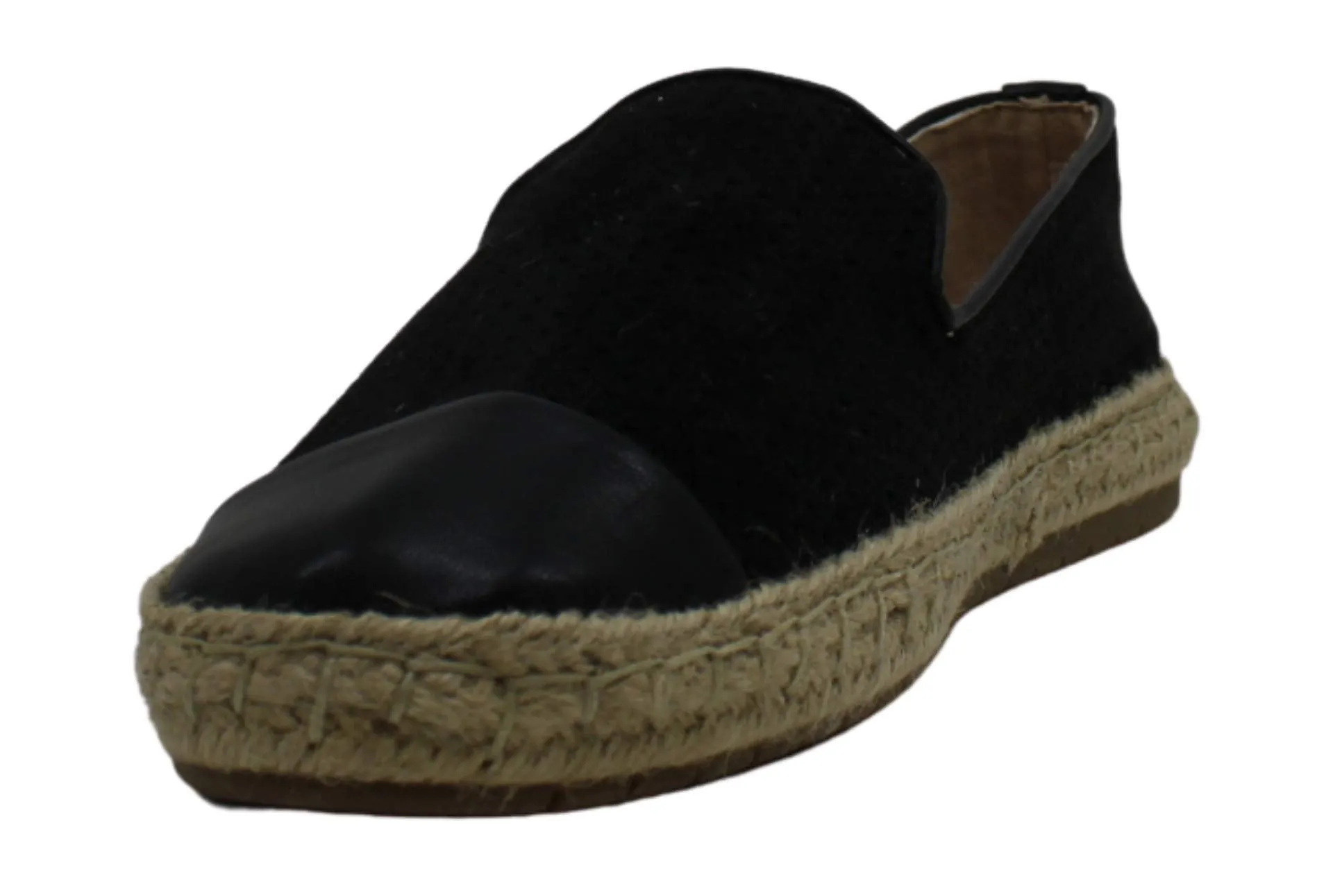 Charter Club Women's Shoes Jonii Canvas Cap Toe Espadrille, Black MC, Size 7.5