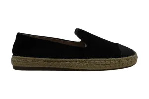 Charter Club Women's Shoes Jonii Canvas Cap Toe Espadrille, Black MC, Size 7.5