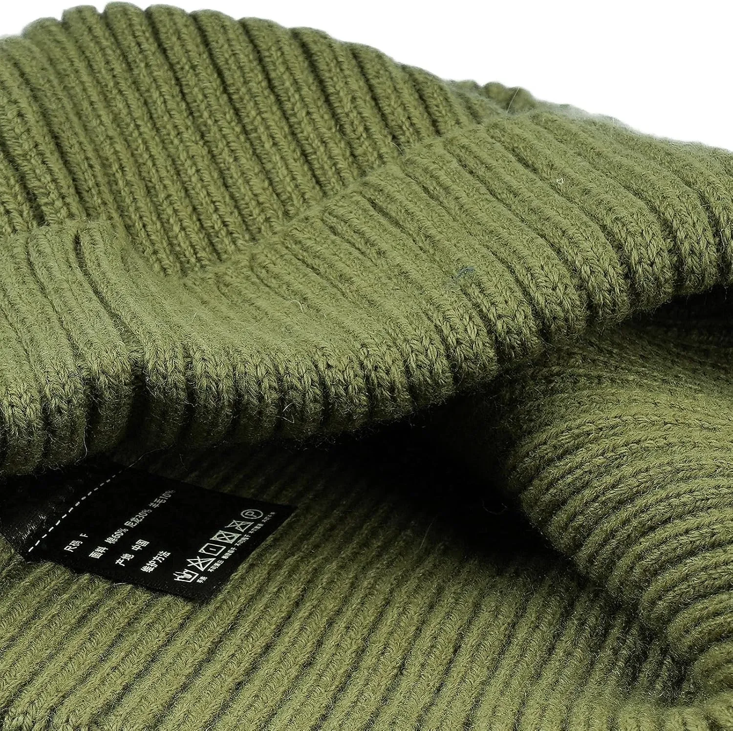 Clakllie Trawler Beanie for Women Men Roll-up Edge Skullcap Soft Warm Fisherman Watch Caps Cuffed Swag Knitted Hat