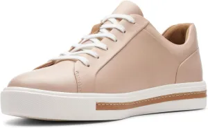 Clarks Women's Un Maui Lace Sneakers (Blush Leather,9M)