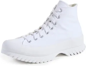 Converse Chuck Taylor All Star Lugged 2.0 Unisex, White/Egret/Black, 9.5 US Women/7.5 US Men