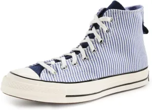 Converse Men's Chuck 70 Hi Hickory Stripe Sneakers