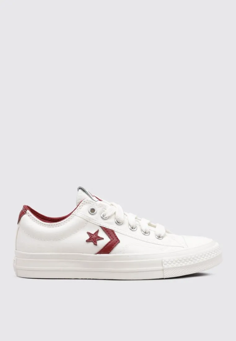 Converse Star Player 76 - Women's (A12591C, Egret/Park Red/Egret)