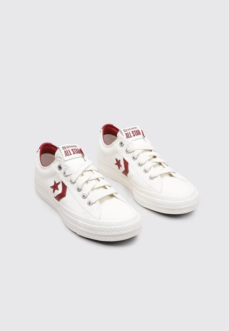 Converse Star Player 76 - Women's (A12591C, Egret/Park Red/Egret)
