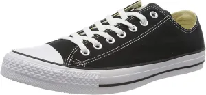 Converse Unisex Chuck Taylor All Star Ox Canvas Sneakers (5.5 M US, Black/Black)