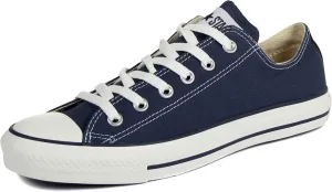 Converse Unisex Chuck Taylor All Star Ox Low Top Classic Navy Sneakers - 4 D(M) US