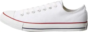 Converse Unisex Chuck Taylor All Star Ox Low Top Classic Optical White Sneakers - 9.5 Men 11.5 Women