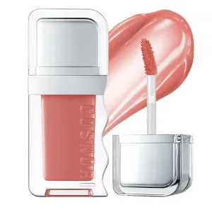COSNORI Flow Wave Lip Tint - Vegan Glassy Lip Gloss, Lightweight & Long-lasting, Plant-derived Oil Moisturizer, K-Beauty (10 CORAL BOUQUET)