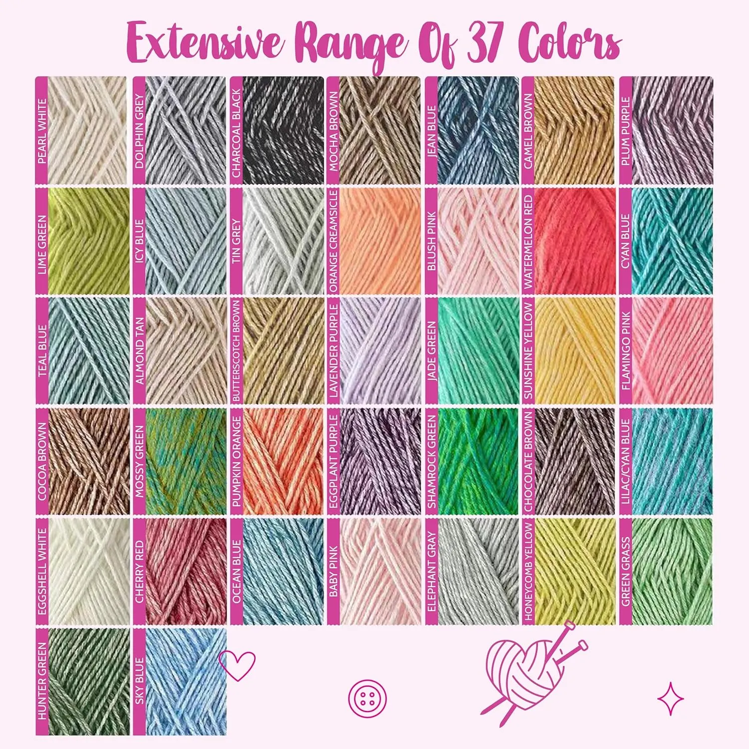 Cotton to The Core Cotton Yarn for Crocheting, 6 Skeins, 852Yds/300G, Free Patterns - Soft Baby Yarn for Knitting - 3 DK Light Worsted Weight - Almond Tan