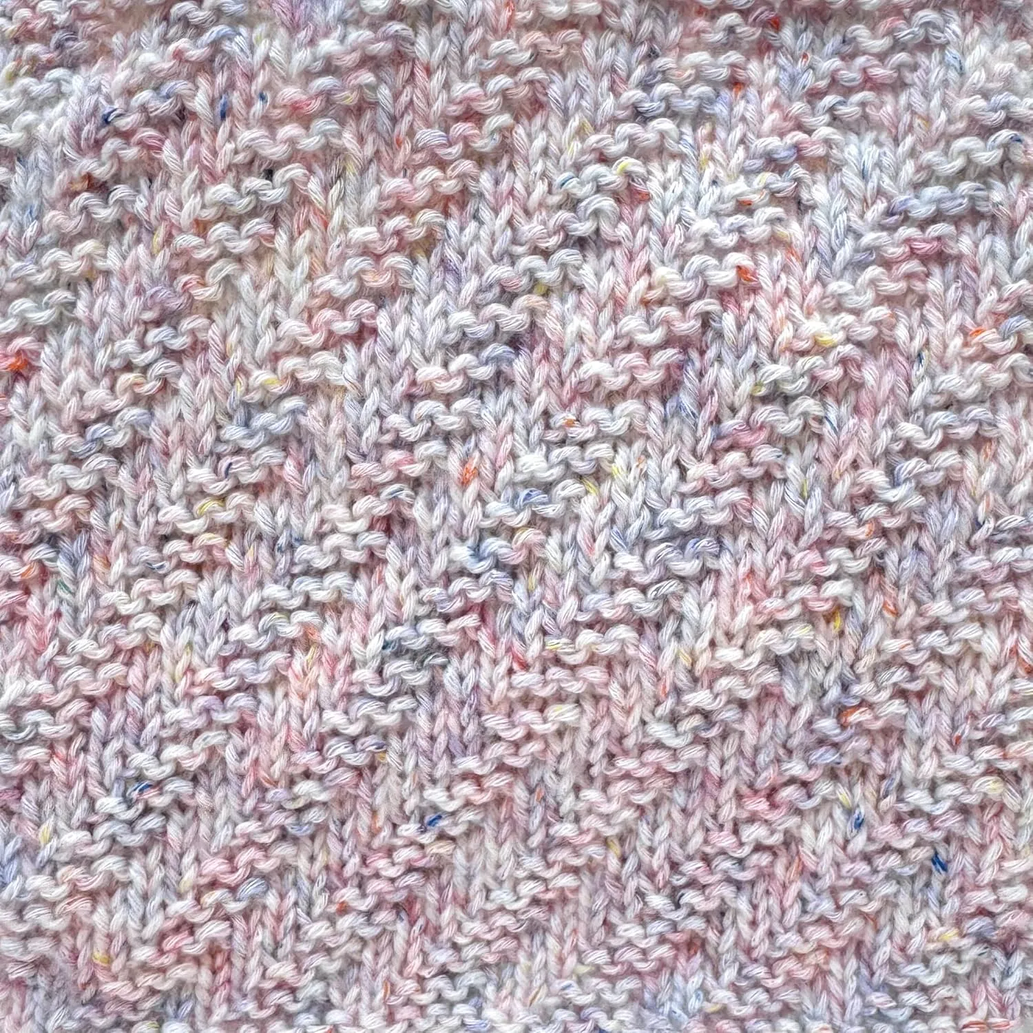 Cotton to The Core Speckled Soft Baby Yarn for Crocheting, 6 Skeins, 810Yds/300G, Free Patterns - Size 3 DK Light Worsted Weight Cotton Yarn for Knitting - Confetti Snow