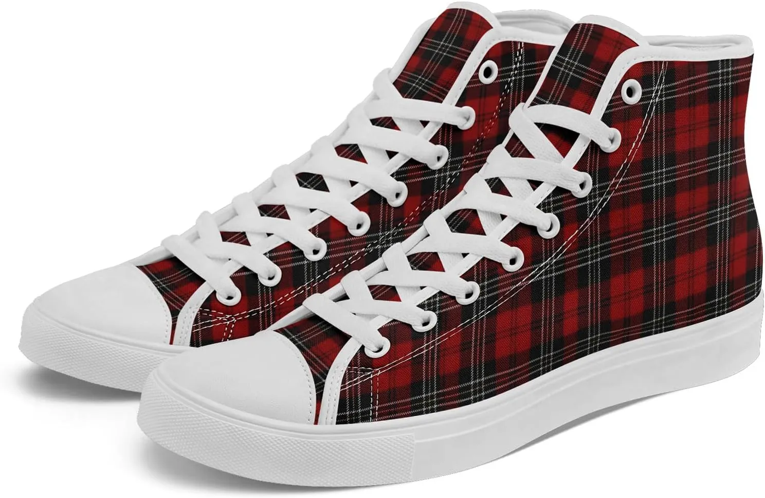 Custom High-Top Canvas Sneakers with Your Logo Image Name Words Trendy Casual Comfort Light Weight Fashion Daily Wear Shoes