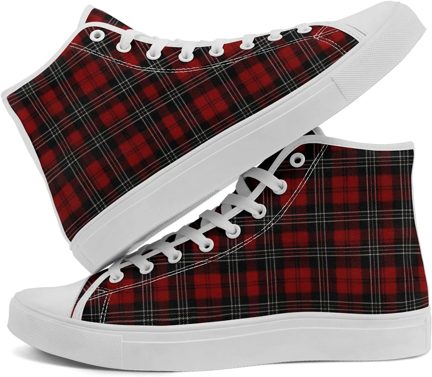 Custom High-Top Canvas Sneakers with Your Logo Image Name Words Trendy Casual Comfort Light Weight Fashion Daily Wear Shoes