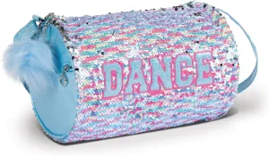 Danznmotion Cotton Candy Bliss Roll Dance Bag, Light Blue, B24504