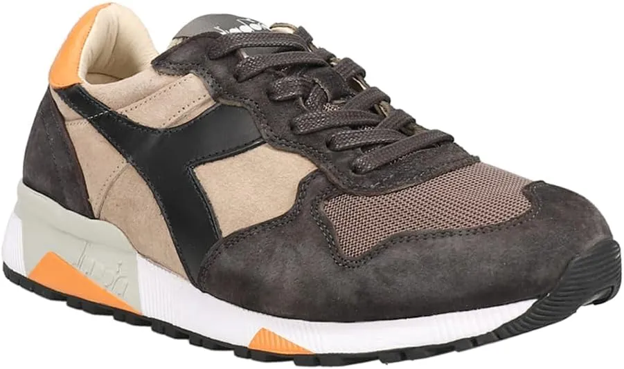 Diadora Mens Trident 90 Suede Sw Lace Up Sneakers Shoes Casual - Grey