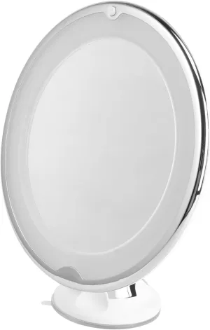 DOITOOL Travel Makeup Mirror Mirrors Makeup Mirror Bathroom Shower Mirror Lighted Vanity Mirror with Suction Cup Hanging Mirror