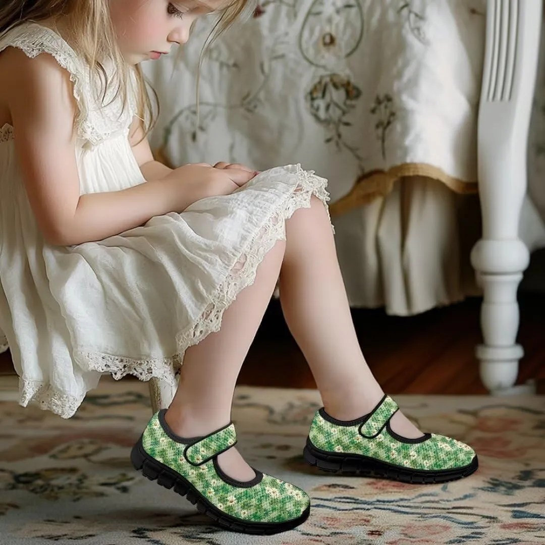 Easter Day Toddler Little Girl Mary Jane Dress Shoes Non Slip School Uniform Shoes for Party