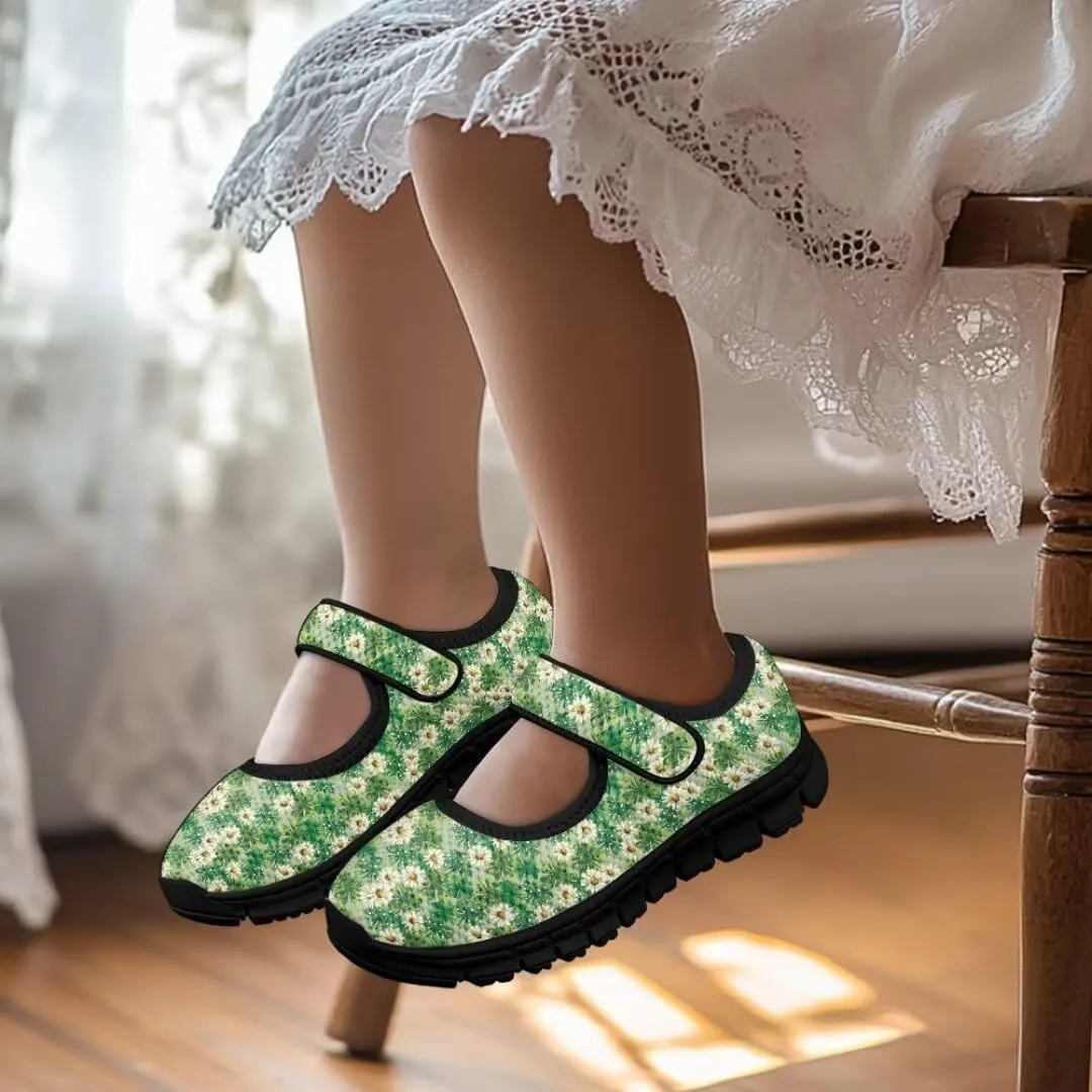 Easter Day Toddler Little Girl Mary Jane Dress Shoes Non Slip School Uniform Shoes for Party