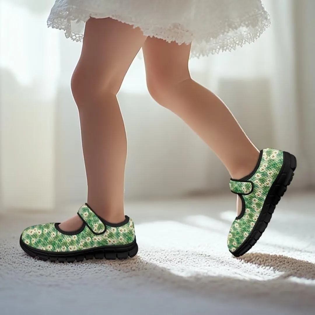 Easter Day Toddler Little Girl Mary Jane Dress Shoes Non Slip School Uniform Shoes for Party