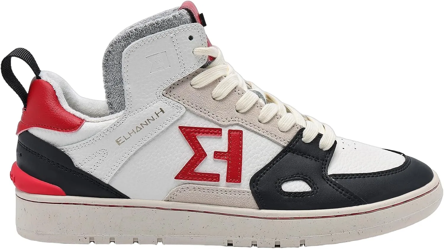 ELHANN.H The LS Sneakers is a Streetwear Tennis with Graphic Design Details.