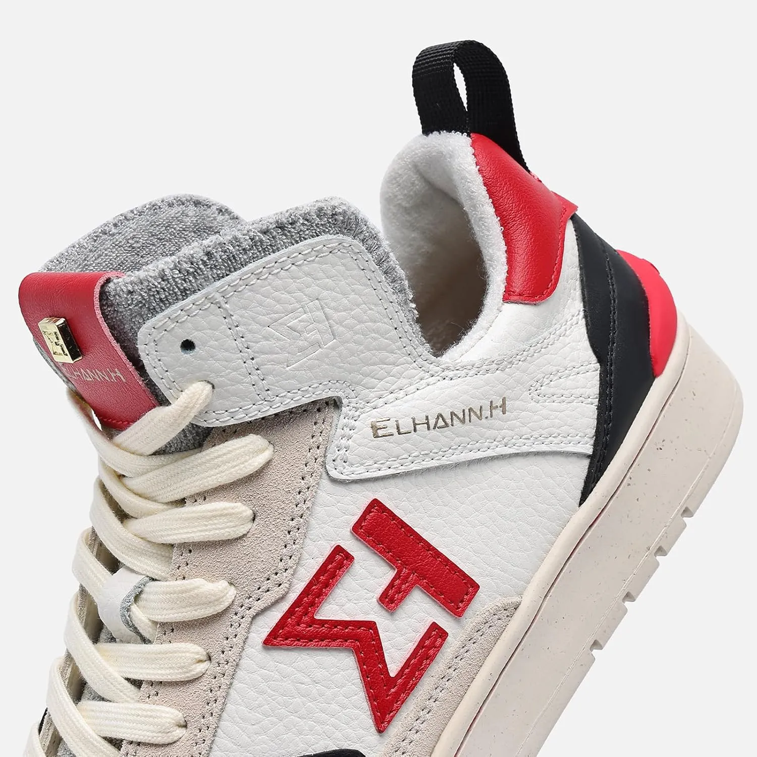 ELHANN.H The LS Sneakers is a Streetwear Tennis with Graphic Design Details.