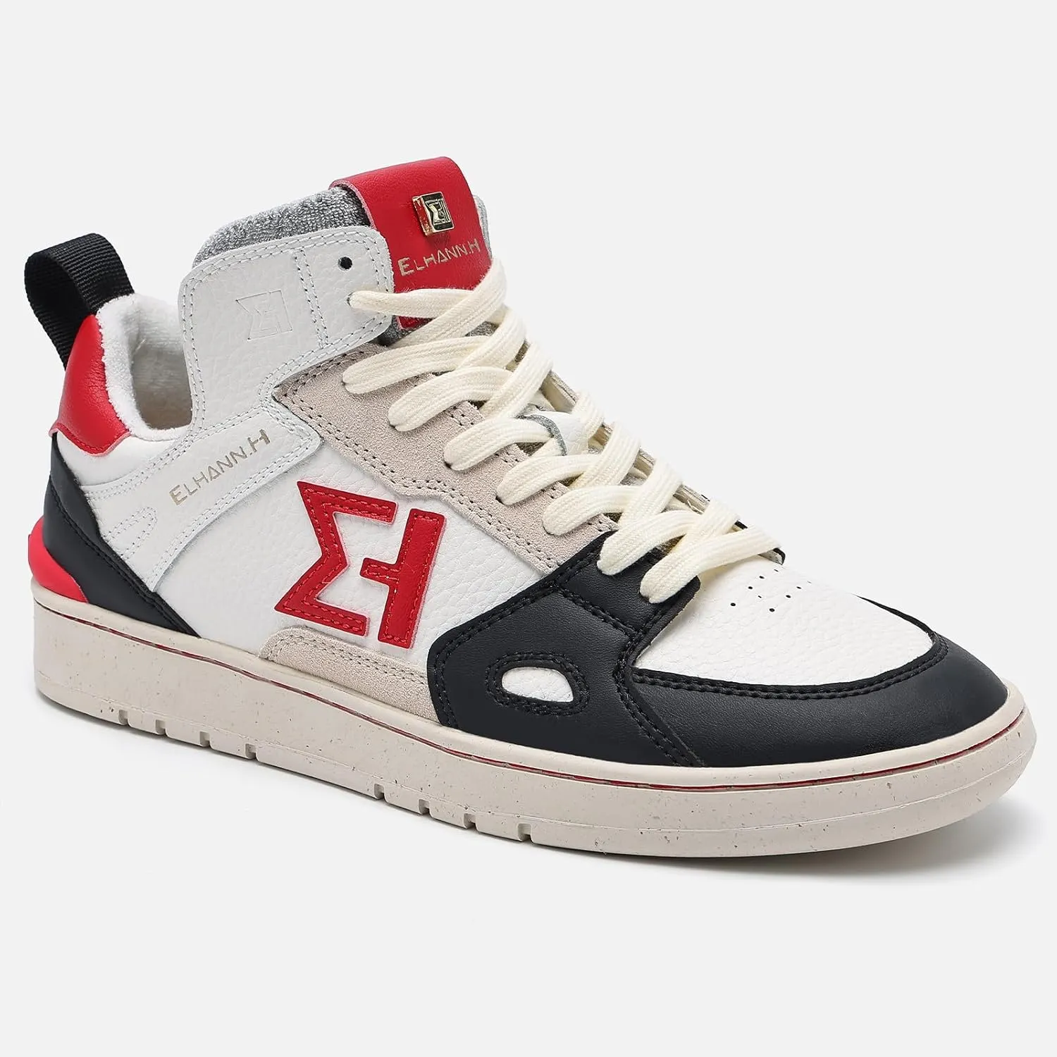 ELHANN.H The LS Sneakers is a Streetwear Tennis with Graphic Design Details.