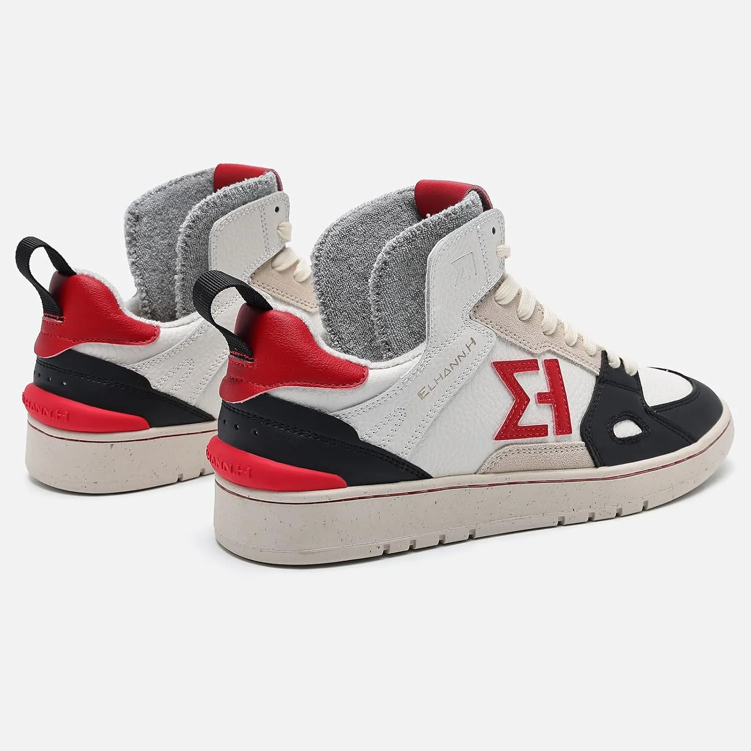 ELHANN.H The LS Sneakers is a Streetwear Tennis with Graphic Design Details.