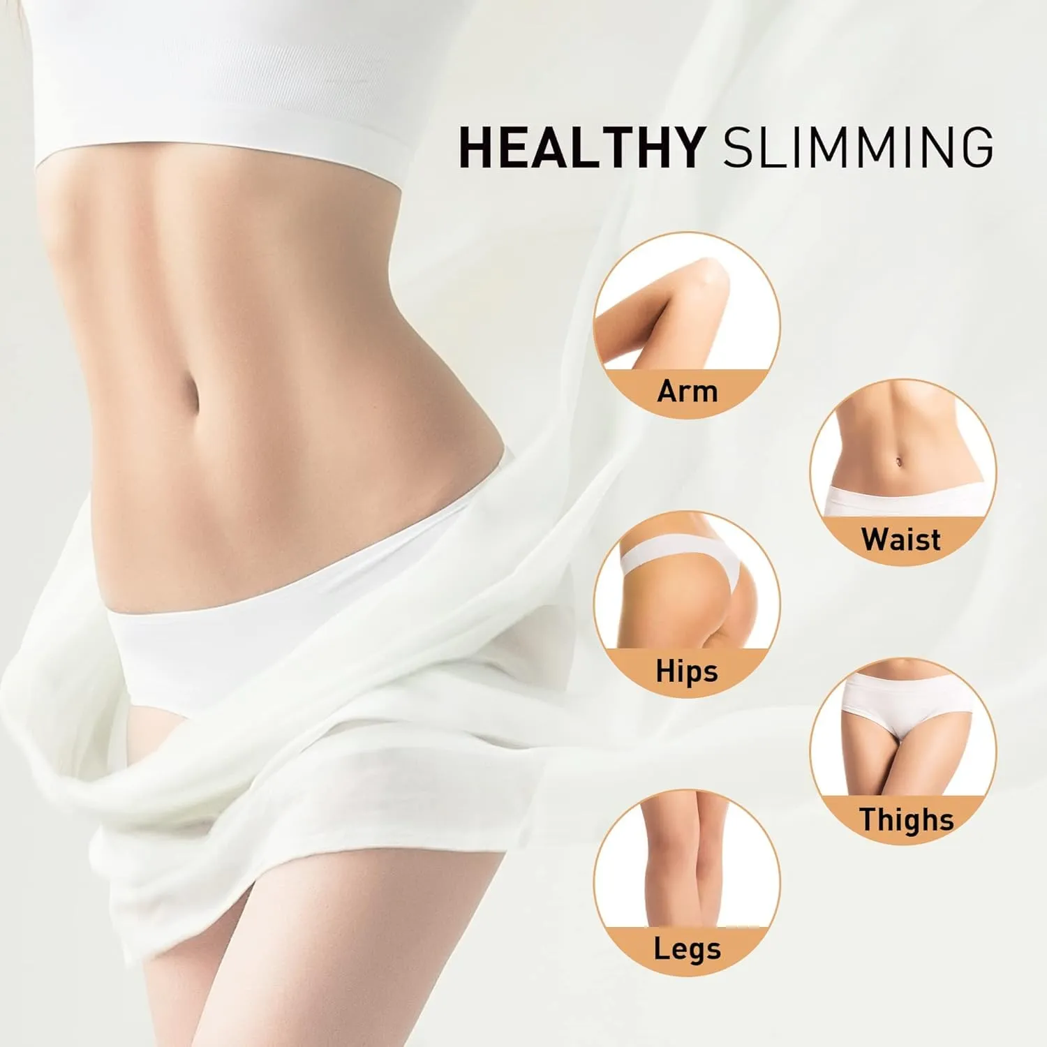 Enaskin Naturals Belly Firming Cream for Tightening and Cellulite B Flat Skin Firming Cream for Stomach & Thighs & Butt - 90ML