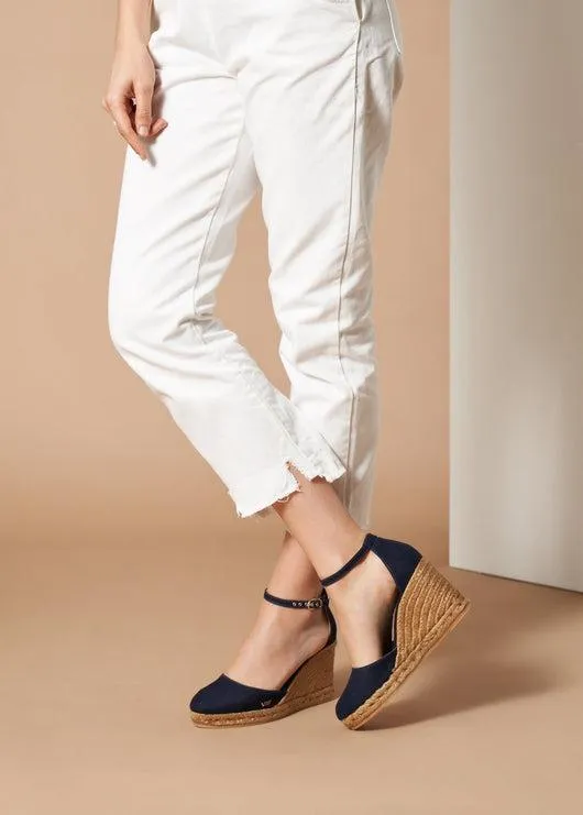 Estartit Canvas Espadrille Wedges by Viscata