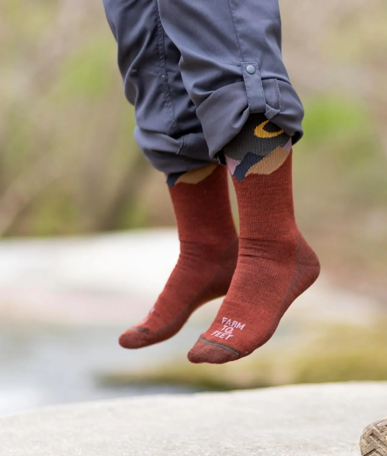 Farm to Feet Maricopa Light Cushion Crew Merino Wool Socks