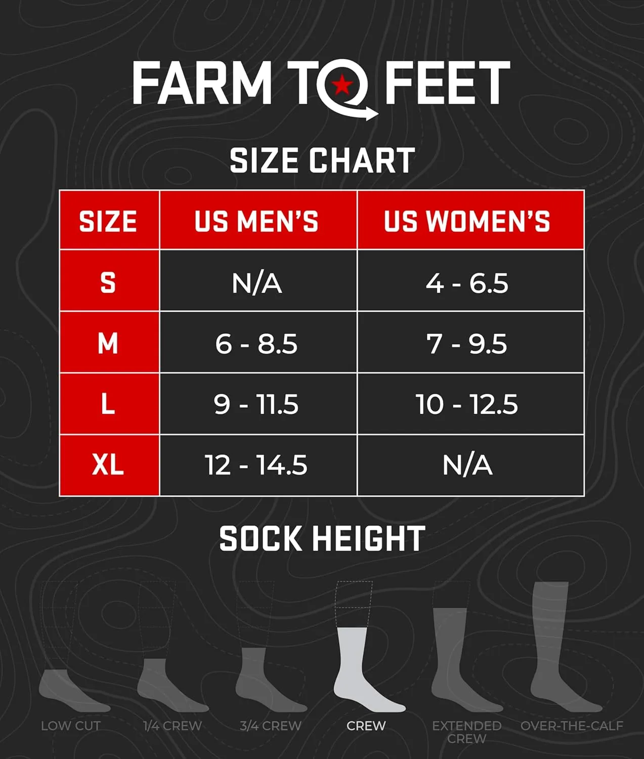 Farm to Feet Maricopa Light Cushion Crew Merino Wool Socks