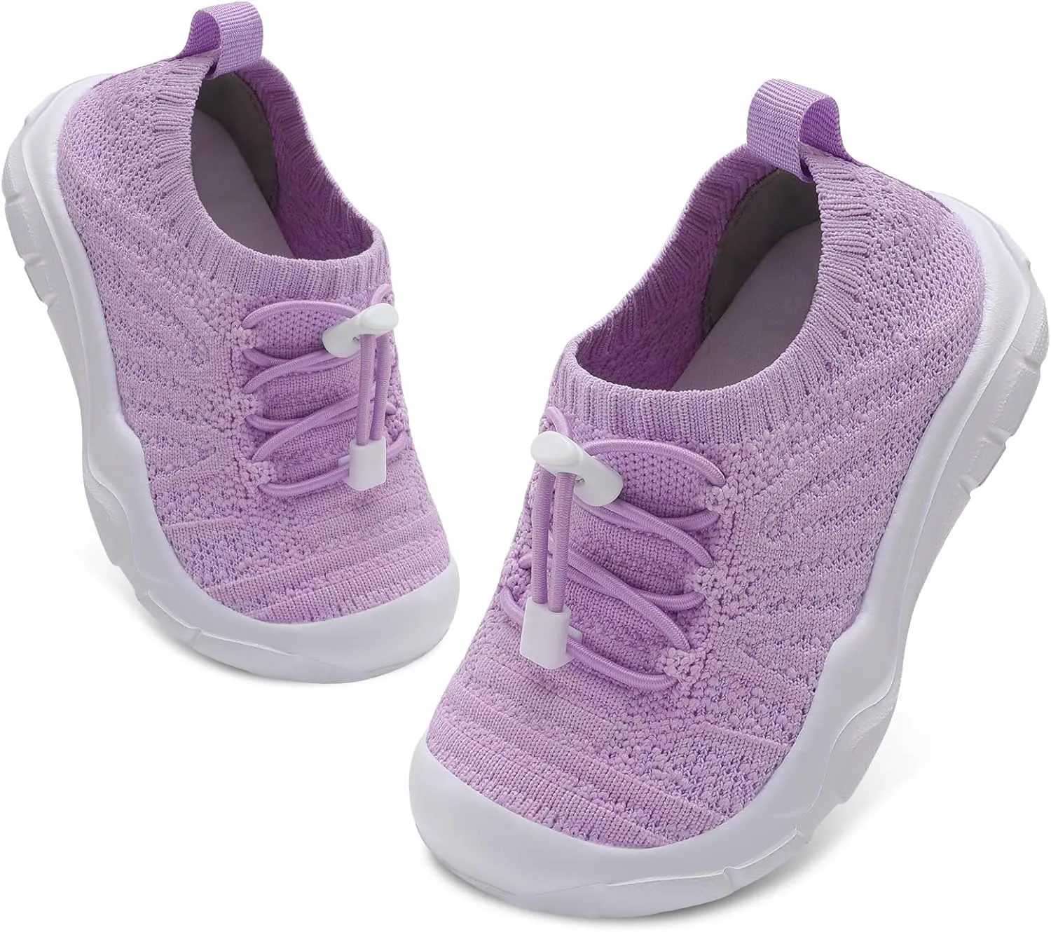 FEETCITY Toddler Slip On Shoes Boys Girls Wide Toddler Tennis Shoes Sports Walking Sneakers