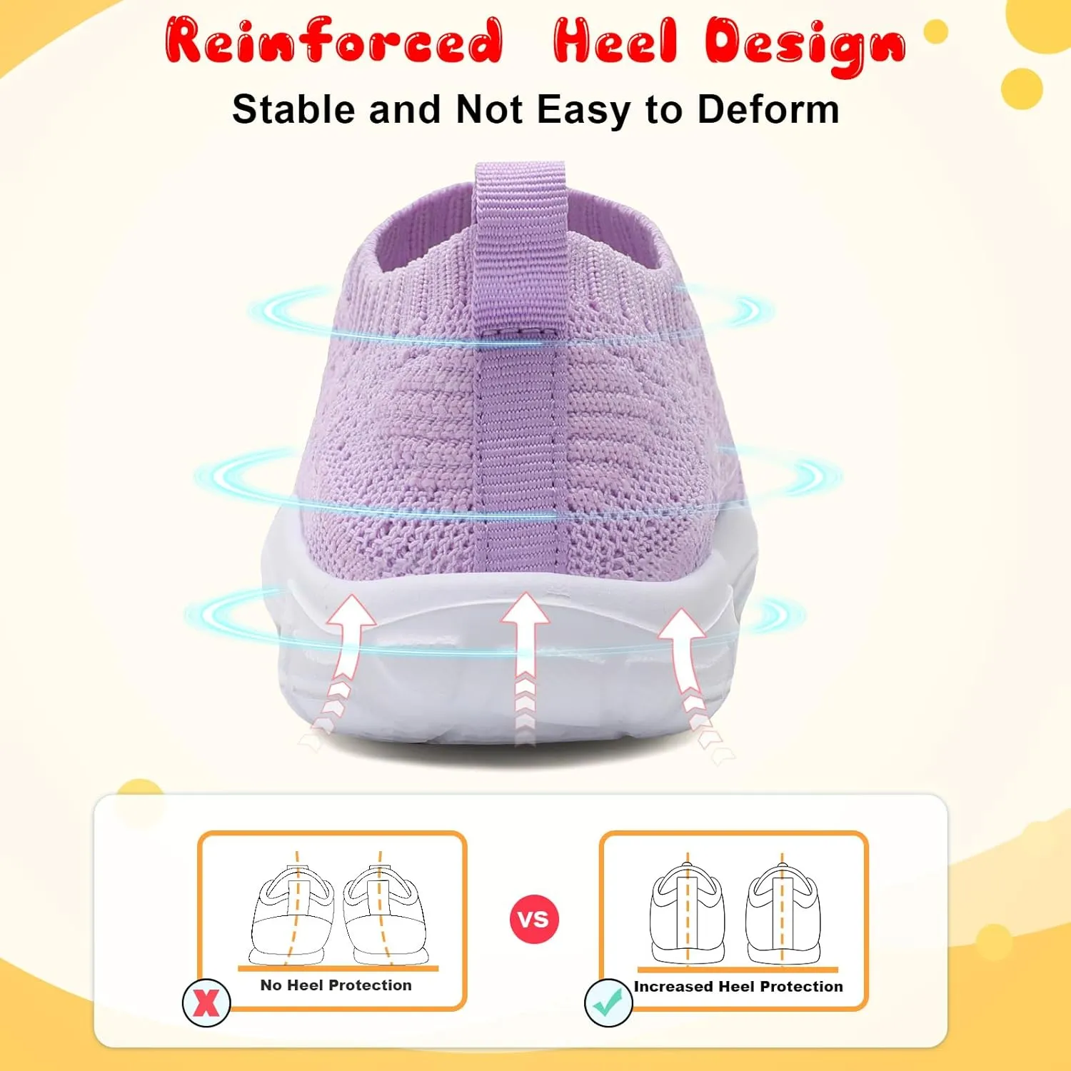 FEETCITY Toddler Slip On Shoes Boys Girls Wide Toddler Tennis Shoes Sports Walking Sneakers