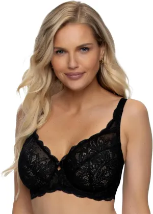 Felina - Paramour Peridot Lace Full Coverage Unlined Bra for Women