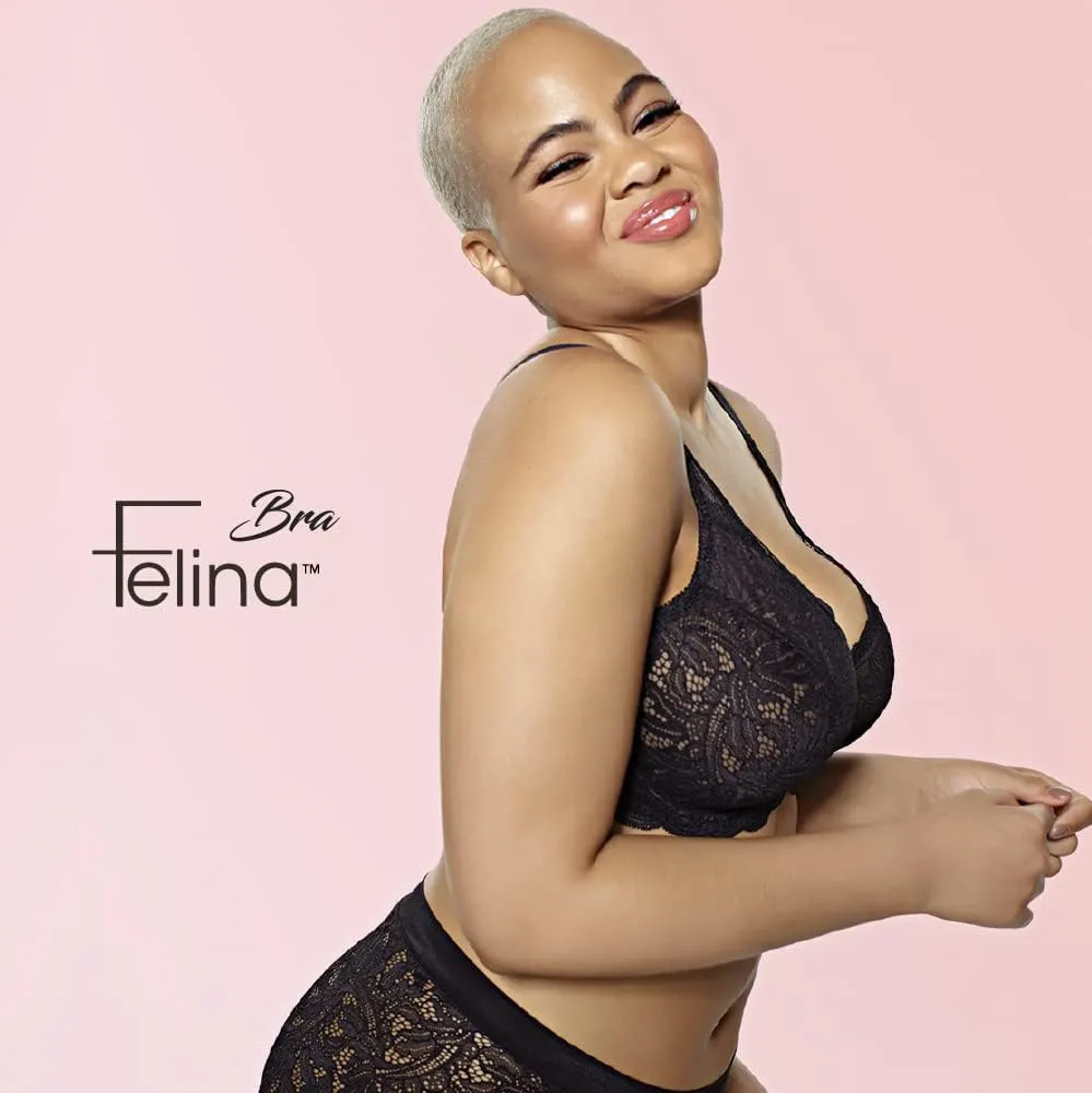 Felina - Paramour Peridot Lace Full Coverage Unlined Bra for Women
