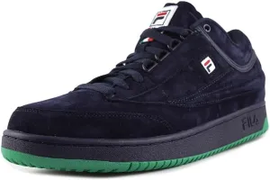 Fila Men's T-1 Mid Lace Up Sneakers, Navy, Suede, Leather, 8 M