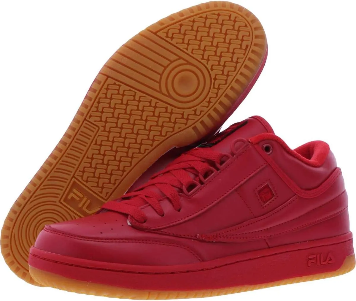 Fila Men's T-1 Mid Leather Athletic Sneakers