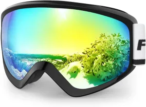 findway Kids Ski Goggles, Kids Snow Snowboard Goggles for Boys Girls Youth OTG