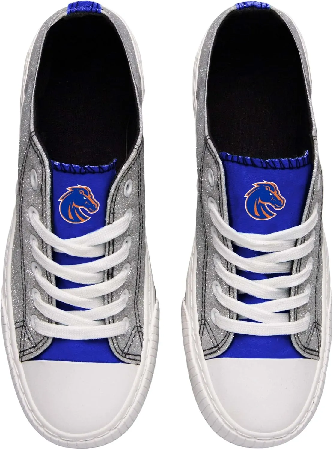 FOCO NFL womens Nfl Team Logo Ladies Fashion Low Top Canvas Sneakers Shoes