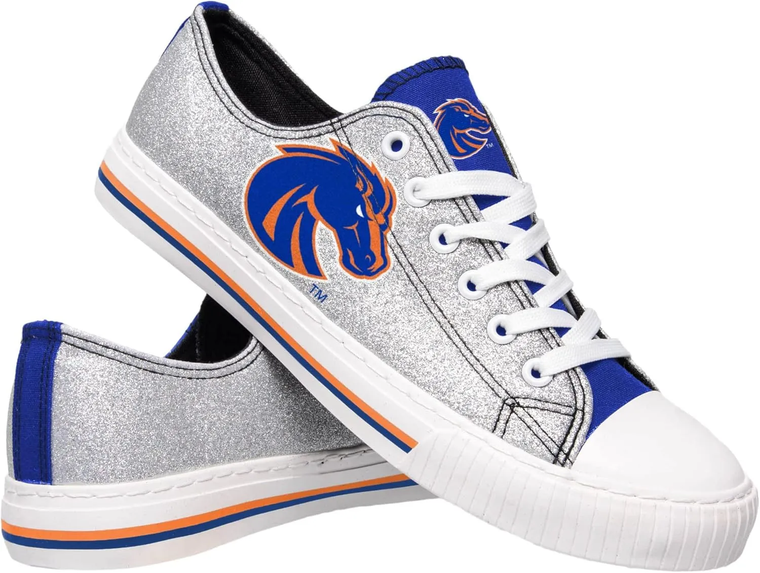 FOCO NFL womens Nfl Team Logo Ladies Fashion Low Top Canvas Sneakers Shoes