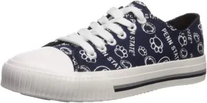 FOCO womens Ncaa College Team Logo Fashion Low Top Canvas Sneakers Shoes