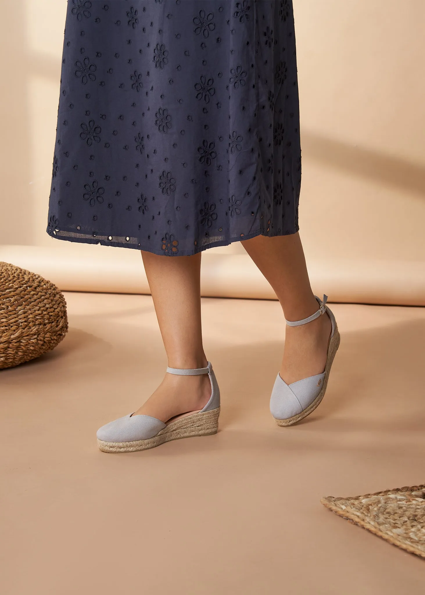 Formiga Canvas Espadrille Wedges by Viscata