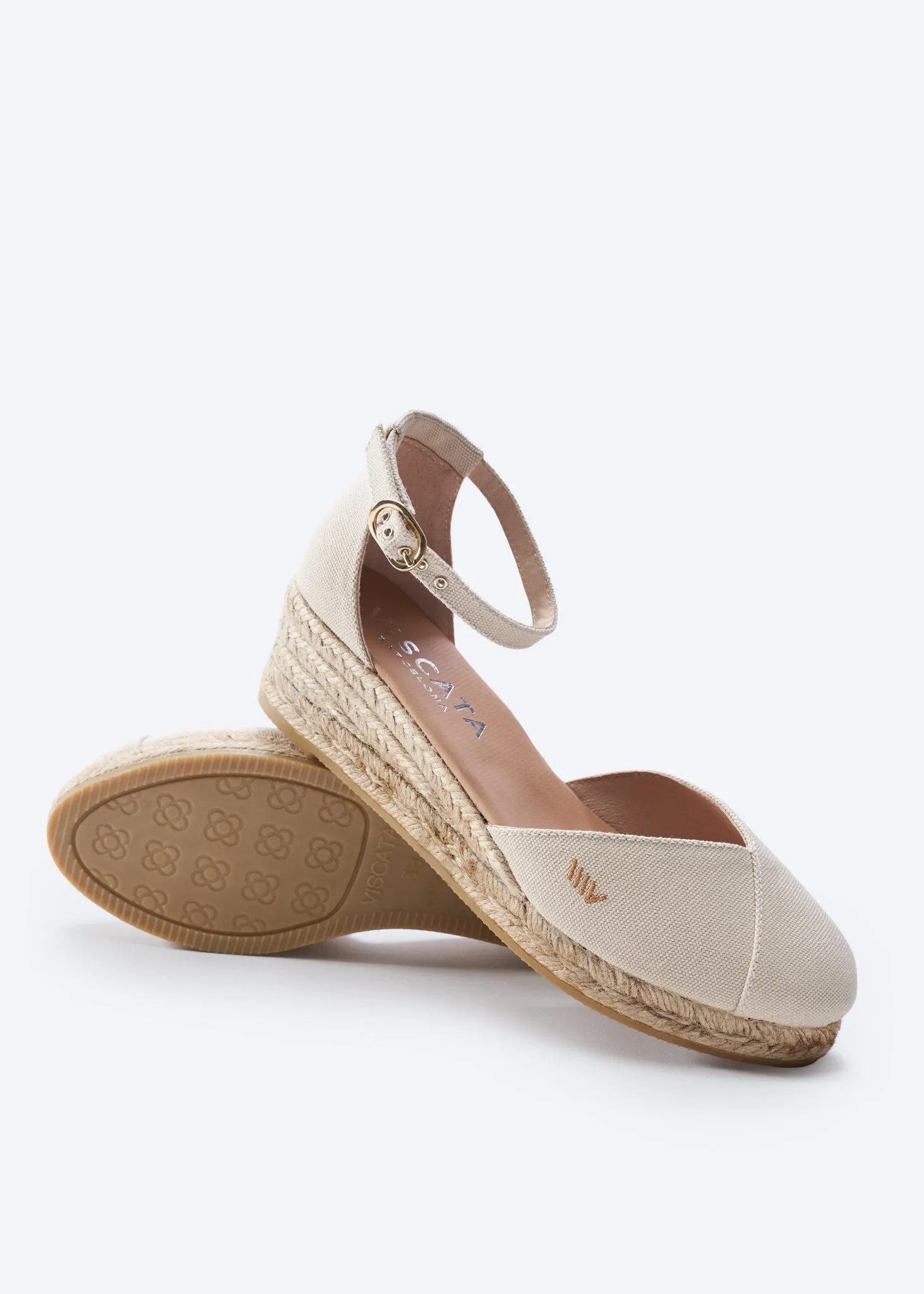 Formiga Canvas Espadrille Wedges by Viscata